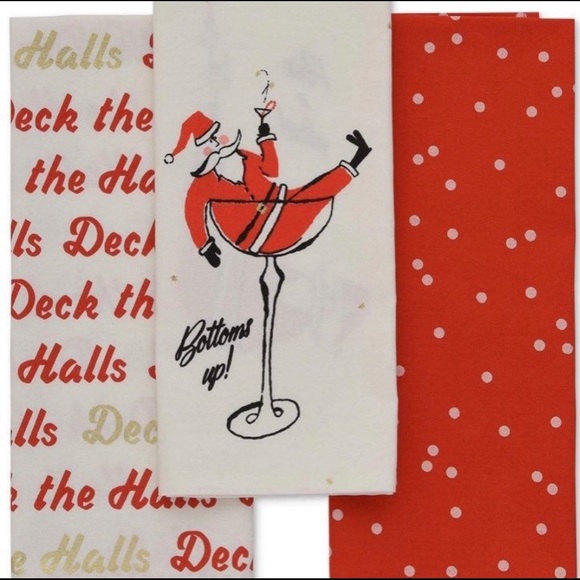 kate spade Other - Kate Spade Christmas Towel Set